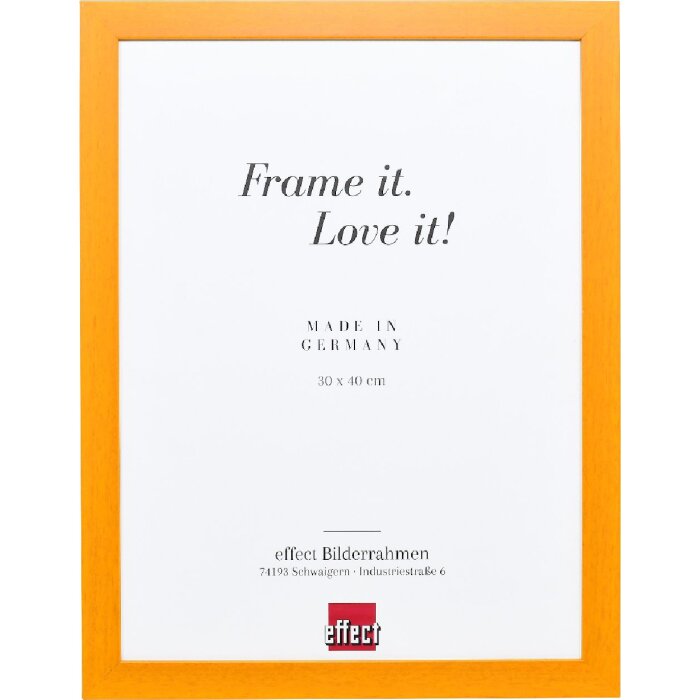 Effect Holzrahmen Profil Top Pro hellbraun 28x35 cm Museumsglas