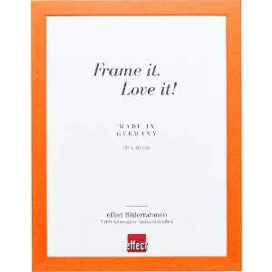 Effect Holzrahmen Profil Top Pro orange 45x80 cm Museumsglas