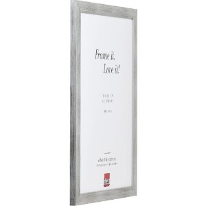 Effect Holzrahmen Profil Top Pro silber 60x80 cm Museumsglas