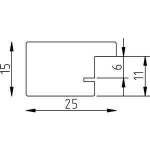 Effect drevený rám Top Pro červený 59,4x84,1 cm s muzejným skлом
