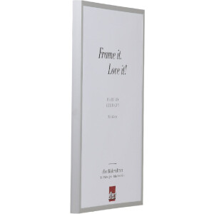 Effect A1 Brandschutzrahmen Alu Serie 2 silber 30,5x91,5 cm Museumsglas