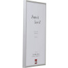 Effect A1 Brandschutzrahmen Alu Serie 2 silber 30,5x91,5 cm Museumsglas