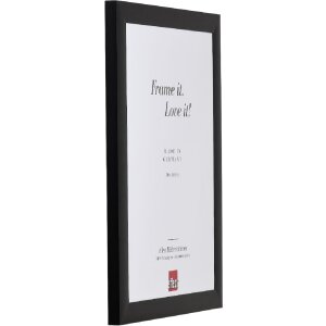 Effect A1 Brandschutzrahmen Profil S3 schwarz 70x100 cm Museumsglas