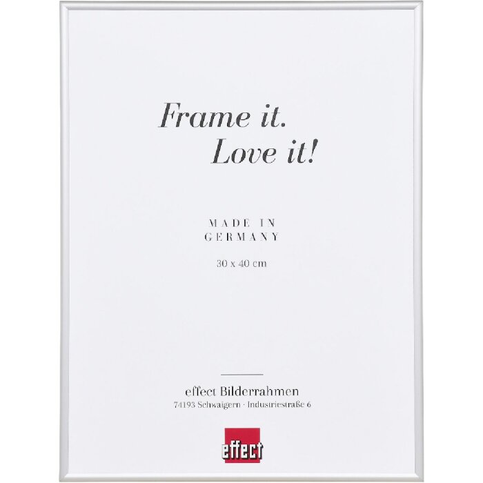 Effect B1 rámeček proti požiaru Alu S1 strieborný 25x30 cm s muzejným skлом