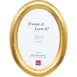 Effect fotorámik oválny zlatý 7x9 cm