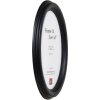 Effect Bilderrahmen Oval Profil HB 10x15 cm schwarz