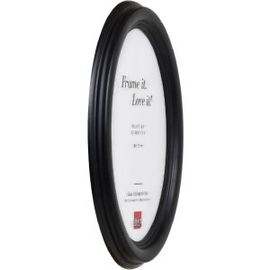 Clayre & Eef Fotorámik Oválny Čierny 40x50 cm