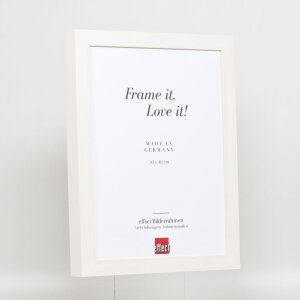 Efffect drevený rám profil 55 jersey rám 50x70 cm biele číre sklo