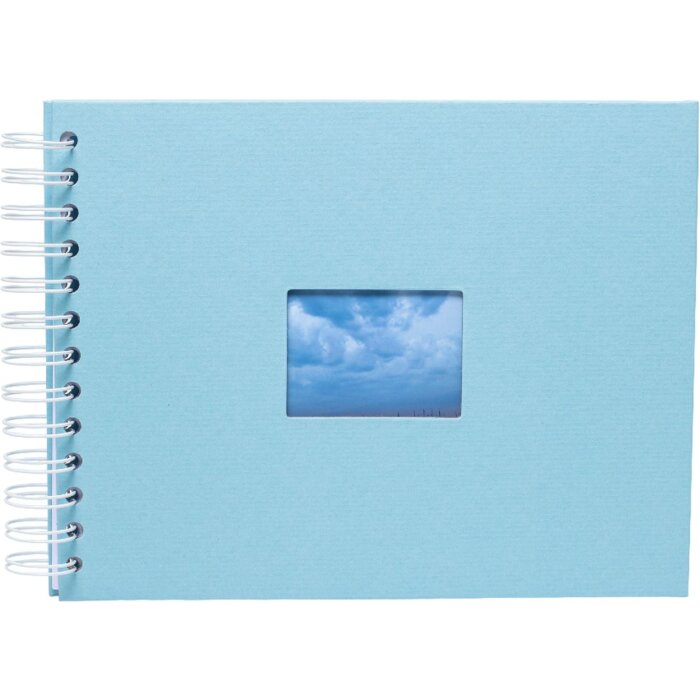 HNFD špirálový album BULDANA aqua 23x17 cm 40 bielych strán