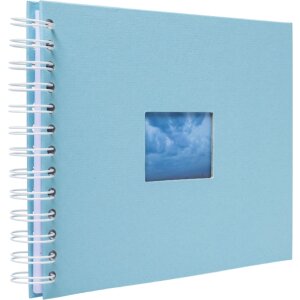 HNFD špirálový album BULDANA aqua 23x17 cm 40 bielych strán