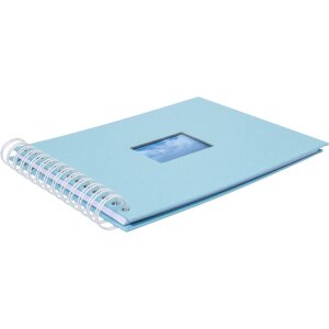 HNFD špirálový album BULDANA aqua 23x17 cm 40 bielych strán