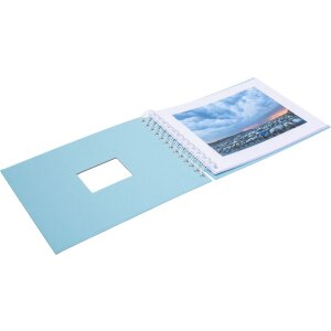 HNFD špirálový album BULDANA aqua 23x17 cm 40 bielych strán