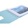 HNFD špirálový album BULDANA aqua 23x17 cm 40 bielych strán