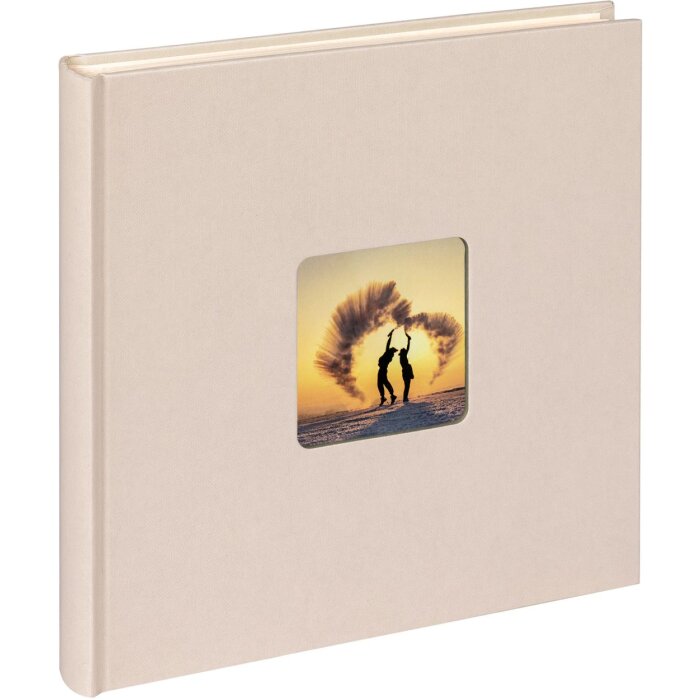 Walther fotoalbum Fun 26x25 cm Kamzíkový štruktúrovaný papierový obal 40 strán