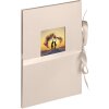 Walther Leporello Fun chamois 12 fotografií 10x15 cm textúrovaný obal s mašľou