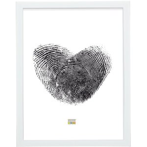 Plastový rám Deknudt S41VK1 biely so strieborným okrajom 21x29,7 cm DIN A4