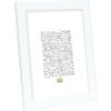 Plastový rám Deknudt S41VK1 biely so strieborným okrajom 21x29,7 cm DIN A4