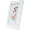 Plastový rám Deknudt S41VK1 biely so strieborným okrajom 21x29,7 cm DIN A4