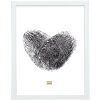 Plastový rám Deknudt S41VK1 biely so strieborným okrajom 21x29,7 cm DIN A4