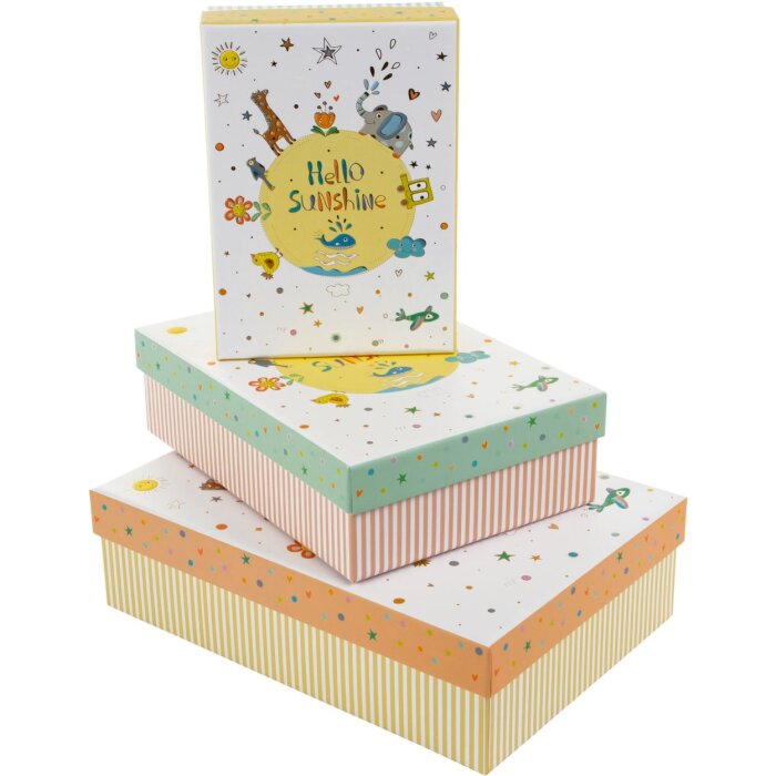 Goldbuch kartónová súprava hello sunshine 3 kartóny