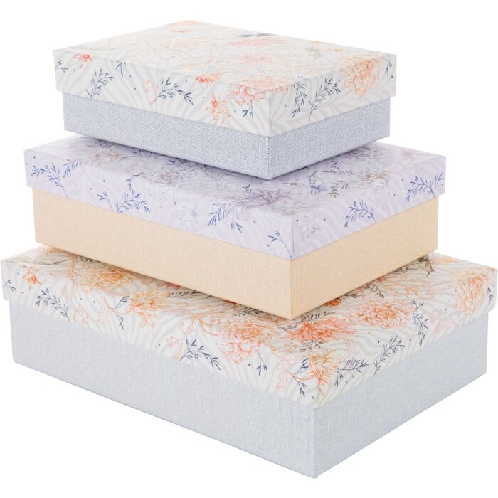 Súprava kartónových krabíc Goldbuch Hybrid Heritage 3 kartónové krabice