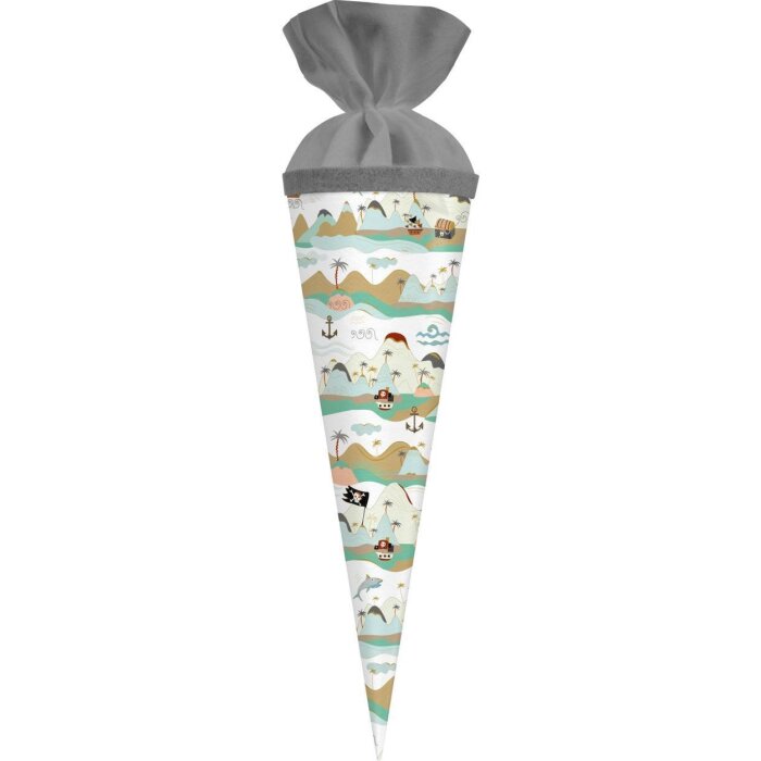 Súrodenecká taška Goldbuch Ahoy! Školský kužeľ 35 cm s plsteným zapínaním