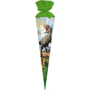Goldbuch školský kužeľ Kreidezeit Dino 70 cm lakovaný kartón s plsteným uzáverom