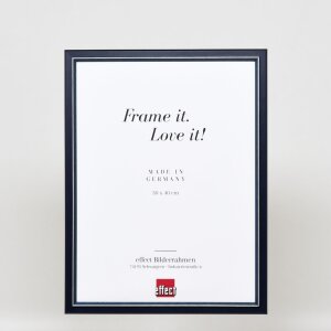 Efektný drevený obrazový rám profil 26 modrý 18x27 cm antireflexné sklo
