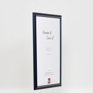 Efektný drevený obrazový rám profil 26 modrý 25x60 cm antireflexné sklo