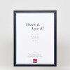 Efektný drevený obrazový rám profil 26 modrý 25x60 cm antireflexné sklo