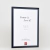 Efektný drevený obrazový rám profil 26 modrý 25x60 cm antireflexné sklo