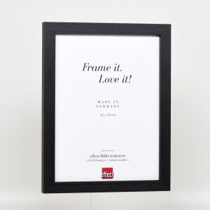 Efektný drevený obrazový rám profil 52 čierny 25x60 cm antireflexné sklo
