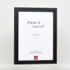 Efektný drevený obrazový rám profil 52 čierny 25x60 cm antireflexné sklo