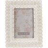 Clayre & Eef 2F0940 Fotorámik 16x2x21 cm - 10x15 cm Biely obdĺžnik
