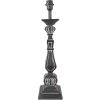 Clayre & Eef 6LMP775 Pätica 15x15x59 cm E27-max 1x60W čierna štvorcová