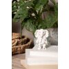 Clayre & Eef 6PR3640 Dekorácia Slon 6x4x10 cm béžová - hnedá