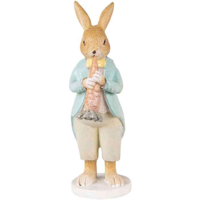 Clayre & Eef 6PR3848 Dekorácia Králik 7x5x15 cm hnedá