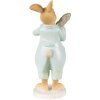 Clayre & Eef 6PR3851 Dekorácia Králik 7x5x15 cm zelená - hnedá