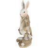 Clayre & Eef 6PR3872 Dekorácia králik 12x6x17 cm béžová - hnedá