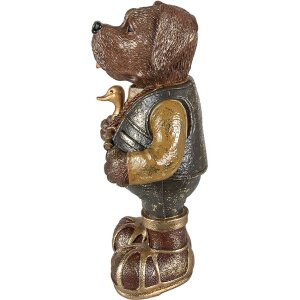 Clayre & Eef 6PR3882 Dekorácia Pes 16x14x34 cm...