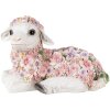Clayre & Eef 6PR4879 Dekorácia Ovečka 25x13x16 cm Ružová