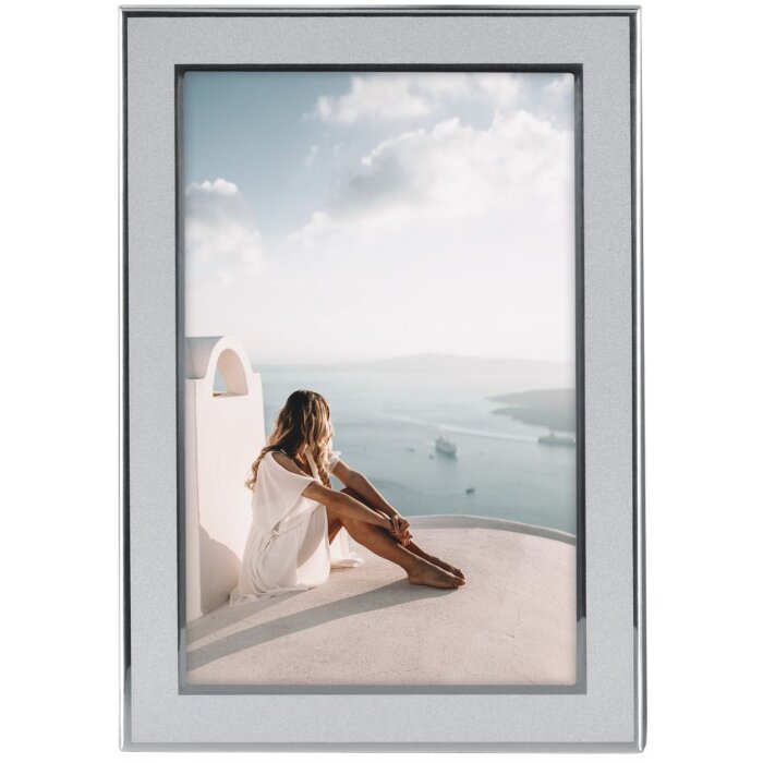 Hama hliníkový fotorámik Santorini 13x18 cm matný strieborný