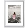 Hama plastový rám Swing 21x29,7 cm strieborný