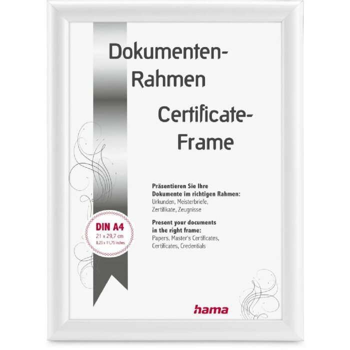 Hama plastový rám Swing 21x29,7 cm biely