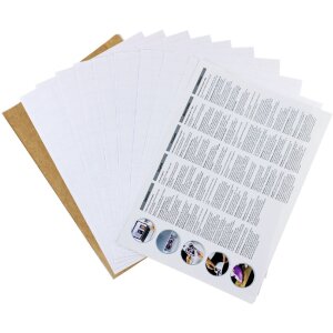 HERMA 4527 Transferová fólia na tričká A4 tmavý textil s možnosťou potlače 10 listov