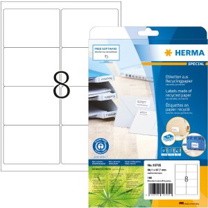 HERMA 10705 Etikety recyklovaný papier A4...
