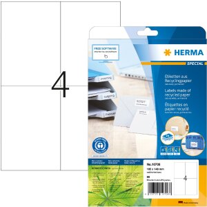 HERMA 10706 Etikety recyklovaný papier A4...