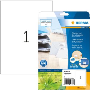 HERMA 10708 Etikety recyklovaný papier A4...