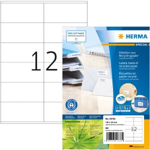 HERMA 10733 Recyklované papierové etikety...