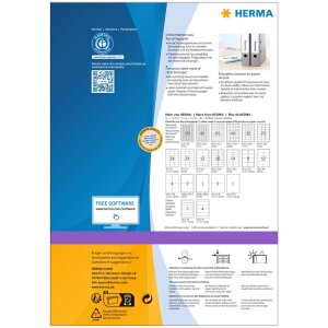 HERMA 10740 Štítky na zakladače A4 192x61mm...